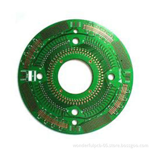 Double-sided PCB for LEDs, with1.6mm FR4 Material, 1oz Copper and HASL Lead-free Surface Treatment